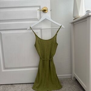 Banana Moon Green Sleeveless Dress - Size XS